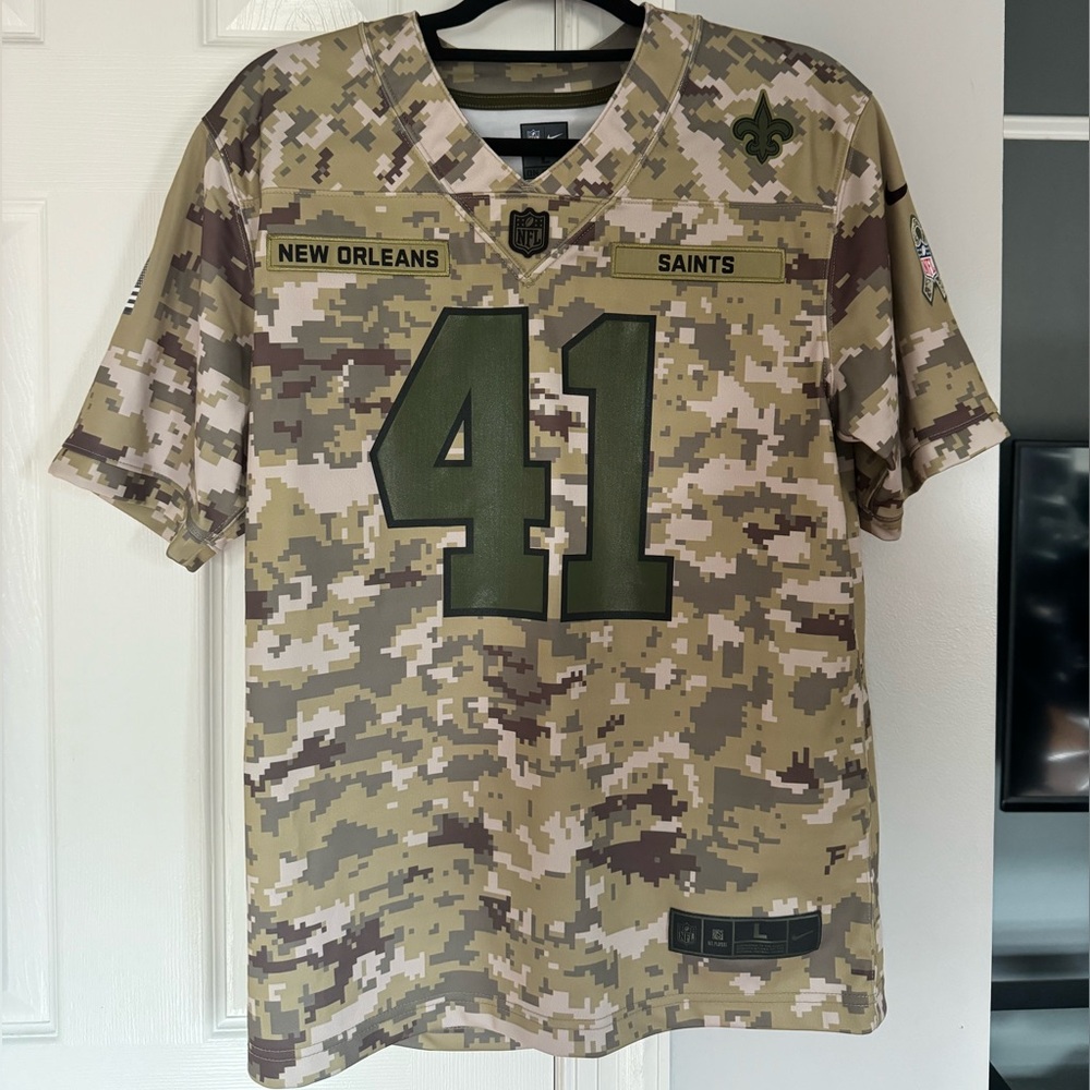 Nike New Orleans Saints Alvin Kamara Salute to Service NFL Jersey